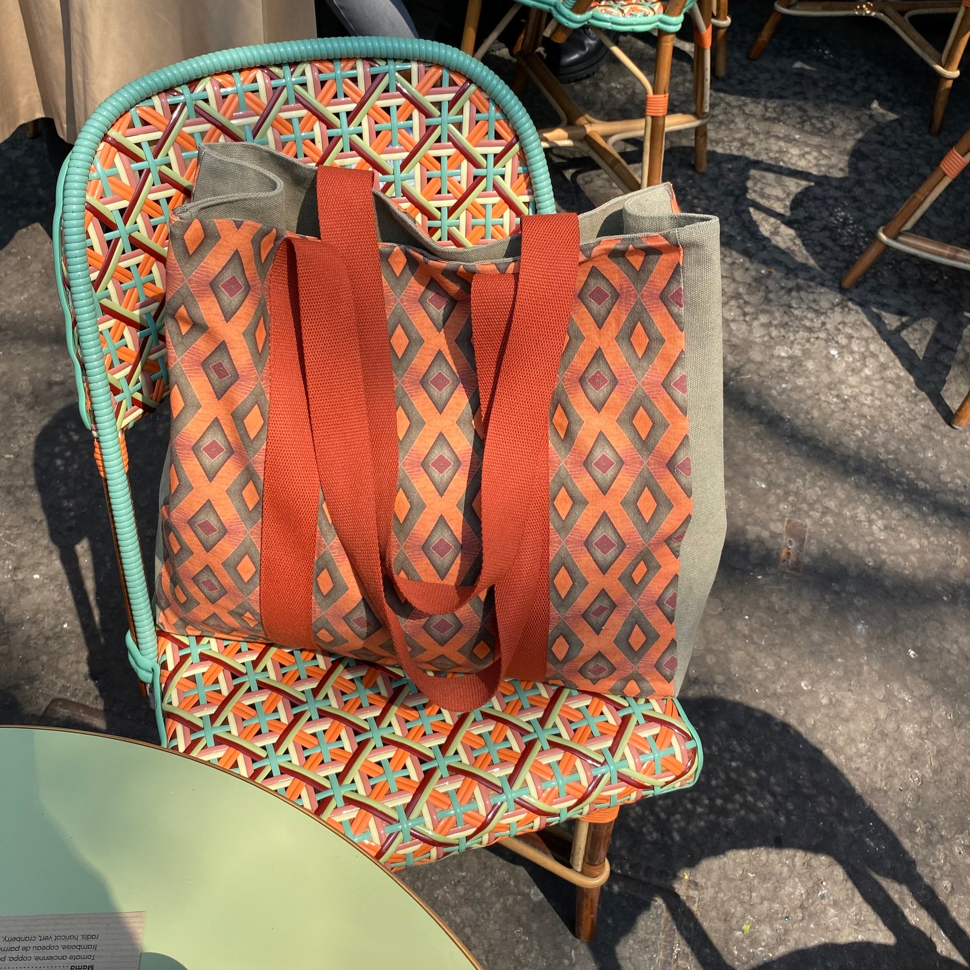 [html] <img src= »grand-cabas-frehel-pose-chaise-osier-terasse-bar-face-exterieure-vue-sur-motif-frehel-et-sangle-couleur-brique» /> [/html]
